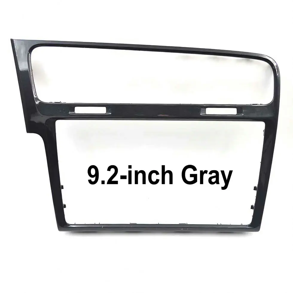 

8-дюймовая / 9,2-дюймовая черная рамка для радиоприемника MIB, декоративная рамка для VW Golf 7 MK7 Golf 7,5 MK7,5 MIB Stereo