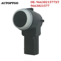 autoptgo 9663821577xt bumper backup parking pdc sensor for peugeot 307 308 407 rcz partner for citroen c4 c5 c6 psa 9663821577