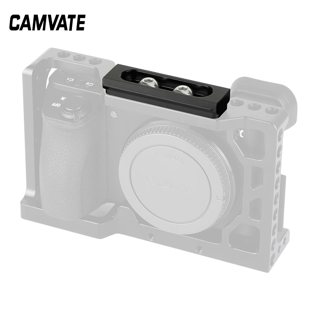 CAMVATE Standard 60mm NATO Safety Rail Quick Release Bar With Spring Loaded loaded Pins For SlideMount /RED Epic /Black Magic |