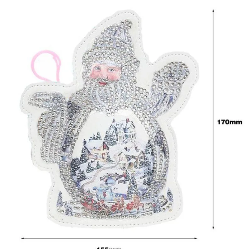 Сделай Сам Полный Санта Клаус дрель алмазного живопись бумажник сумка