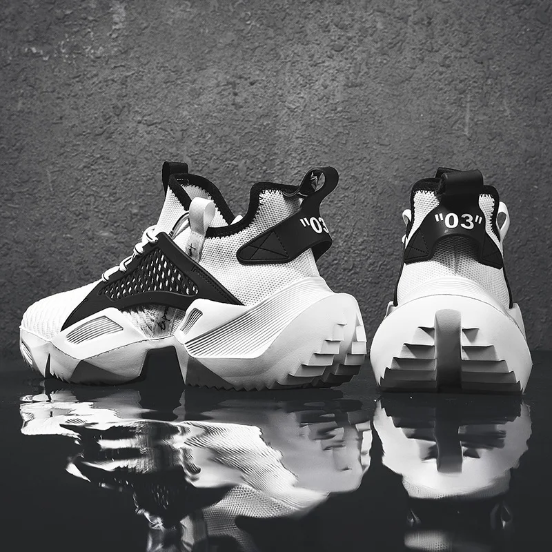 Мужские летние дышащие кроссовки увеличивающие рост для мальчиков спортивная