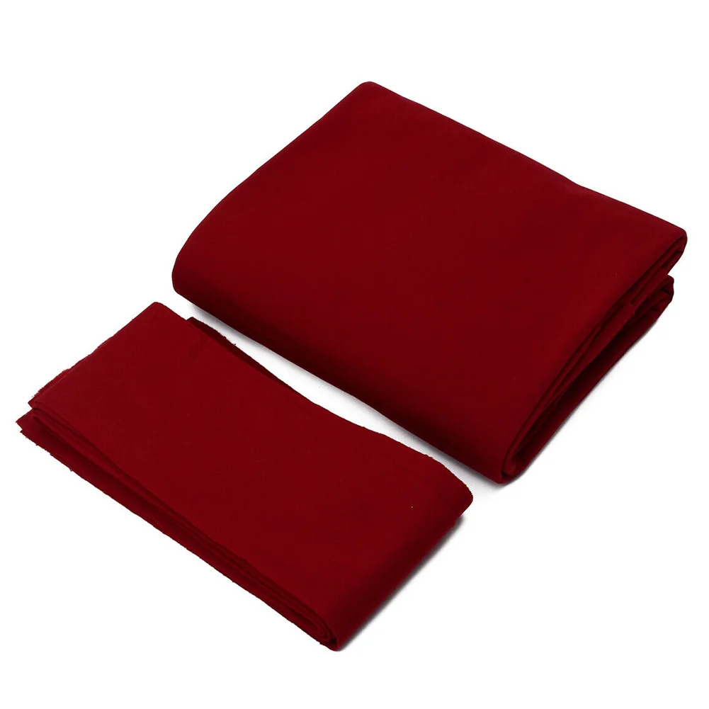 

Bar Professional Snooker Club Billiard Pool Table Cloth Indoor Mat Durable Playing Sports Game Cover 6pcs Strips 7 8 9ft Hotel