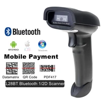 wireless barcode scanner mobile payment bluetooth 1d2dqrpdf417 handheld barcode reader support phone windows mac ios android