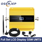 Ретранслятор сотового телефона OSERJEP GSM 2G 3G UMTS GSM 900 МГц, Усилитель сотового телефона, ЖК-дисплей + присоска, антенна