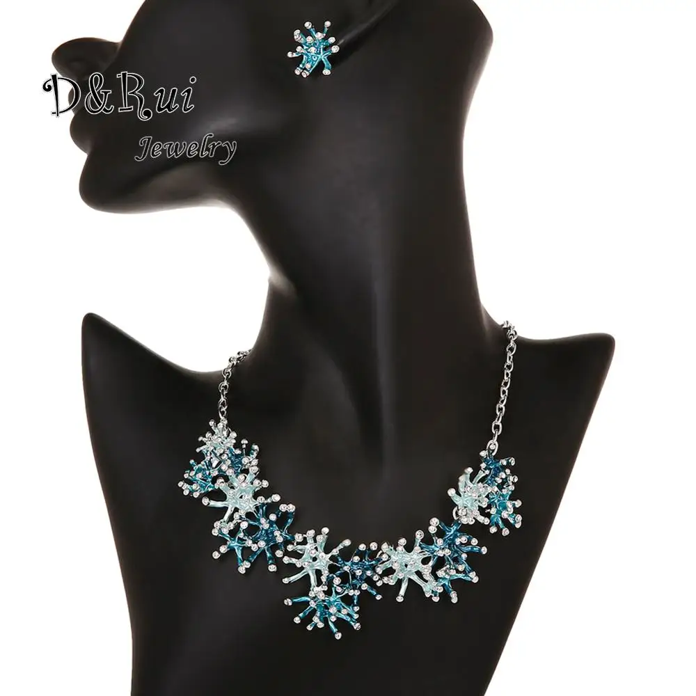 Модное эмалированное ожерелье чокер кораллового цвета дизайнерские винтажные