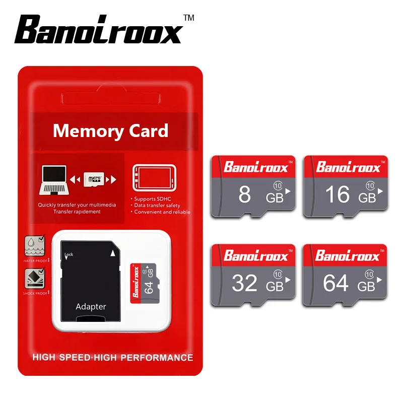 Карта памяти Micro SD класса 10 U3 16 ГБ 32 ГБ 64 Гб 128 ГБ TARJETA DE MicroSD TF карта U1 8G cartao de memoria подарок SD адаптер