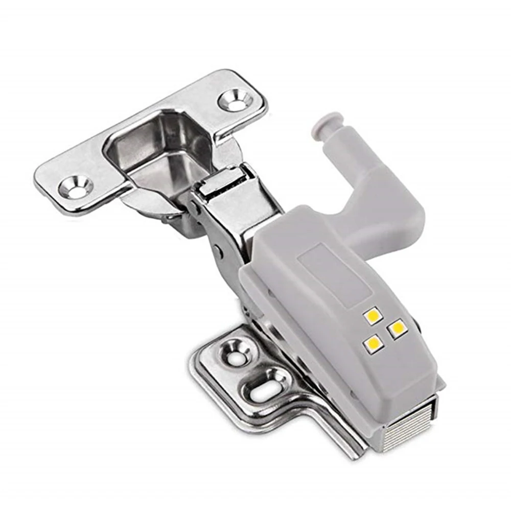 Cabinet LED Hinge lamp Automatically Open 3PCS High Brightness LED Intelligent Sensor Light Festoon Kitchen Cupboard Wardrobe