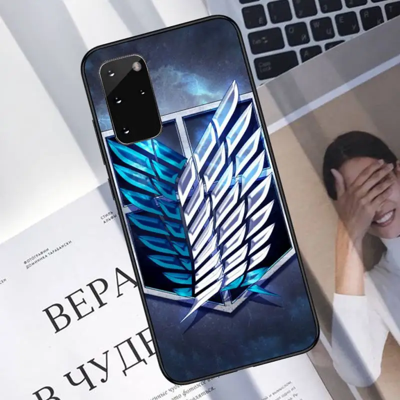 

anime cartoon attack on titan Phone Case For Samsung galaxy S 7 8 9 10 20 edge A 6 10 20 30 50 51 70 note 10 plus