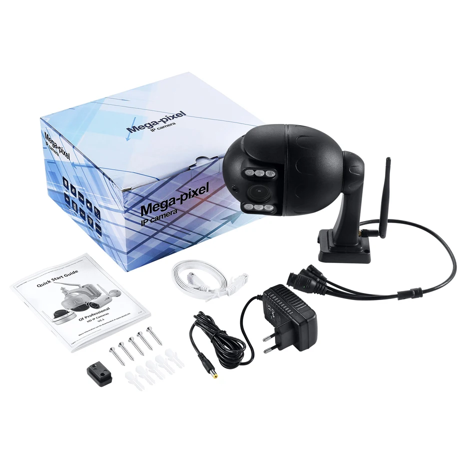 Wi-Fi IP камера беспроводная IP купольная PTZ наружная водонепроницаемая IP66 CCTV Авто Круиз двухсторонняя аудио sd-карта движение Camhi приложение Onvif