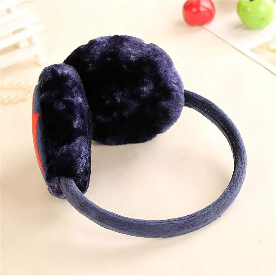 

New Hot Sale Adjustable Winter Star Earmuff Children Warm Earmuffs Multicolor Plush Fur Cover Ear Warmers Gifts For Girls Boys
