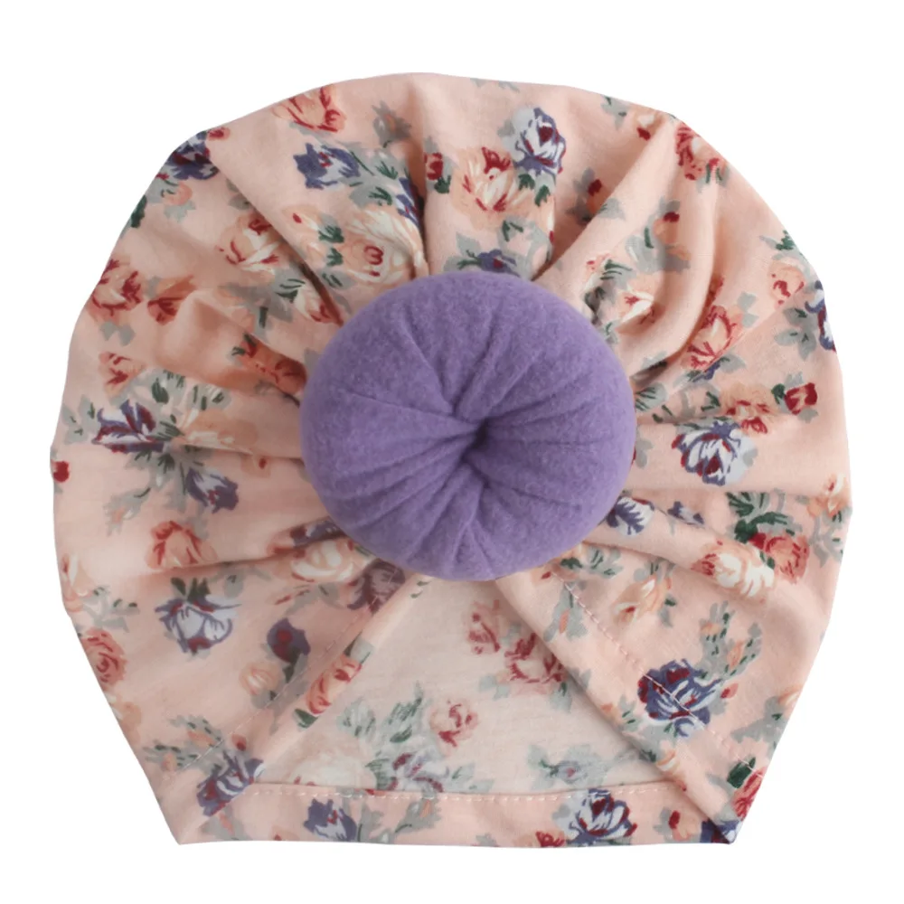 2019 детская хлопковая Шапка бини для новорожденных девочек зимние шапки в стиле