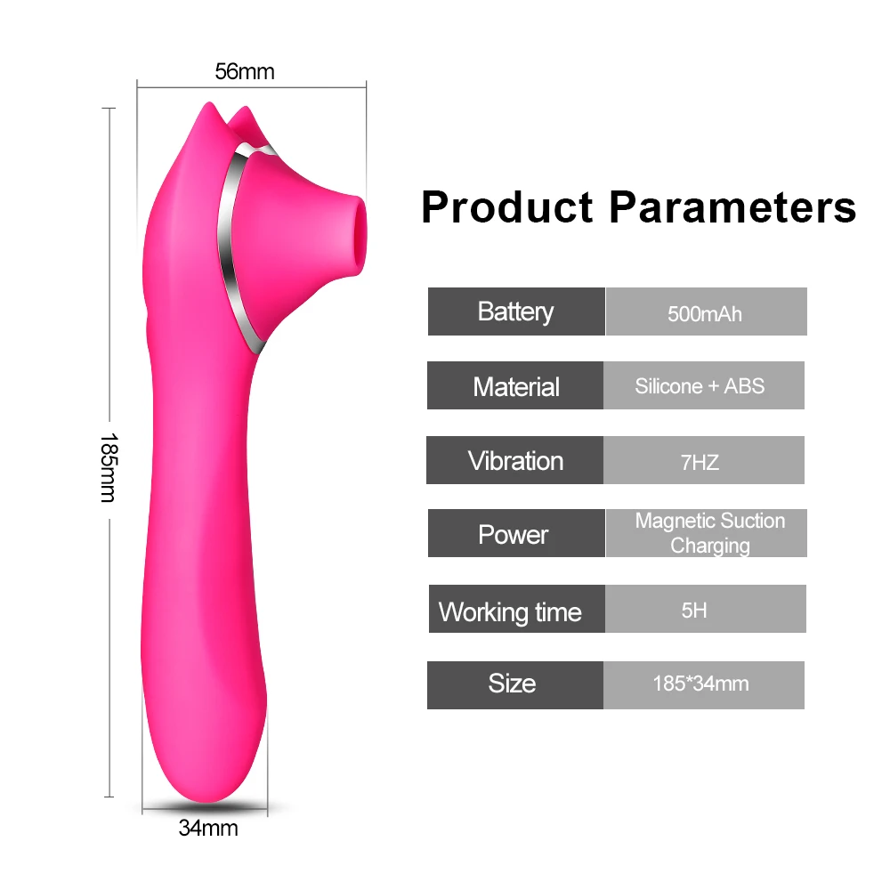 Вакуумный фаллоимитатор женские вибраторы для женщин на присосках клитора