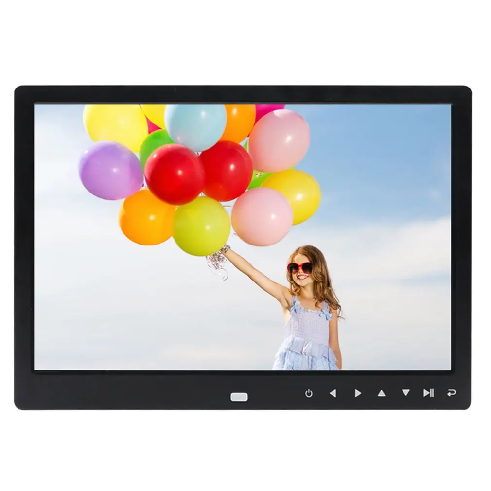 Цифровая фоторамка 12 дюймов электронная цифровая IPS дисплей с LCD 1080P MP3 MP4 видео
