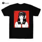 Черная футболка унисекс с рисунком из сериала ужас и манга Ито дзюндзи