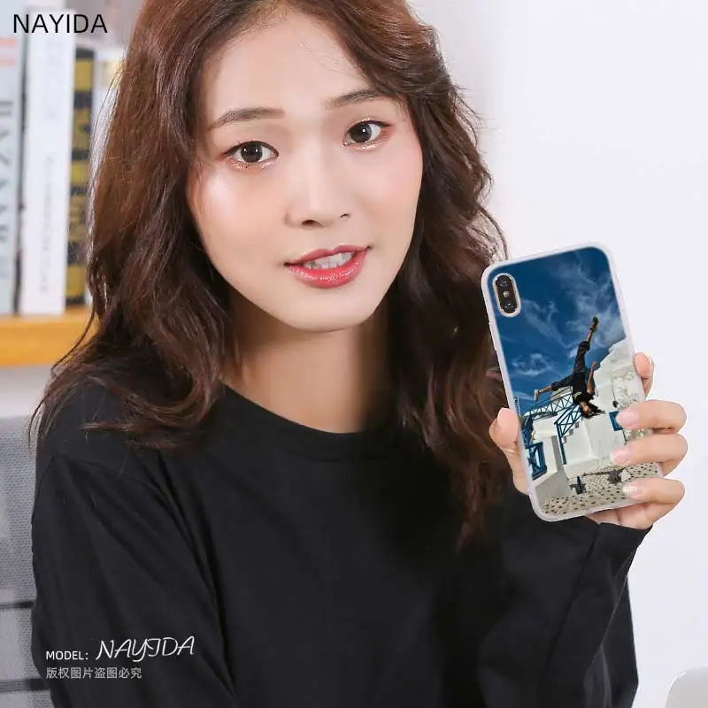 Мягкие силиконовые чехлы с узором паркура для Huawei P40 P30 P20 P10 Lite Pro E P Smart Z 2020