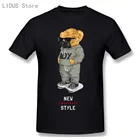 Футболка с изображением мишки тедди, новая модель весна-лето