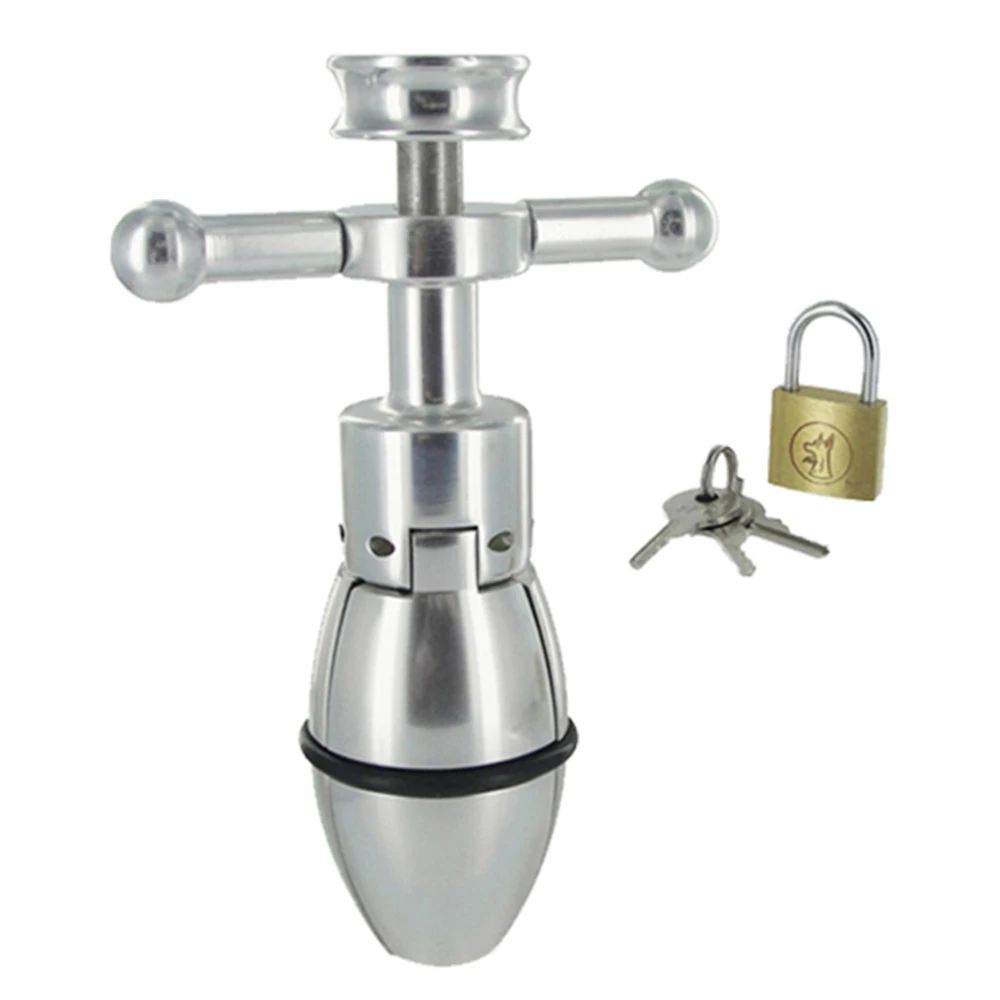 Открытое блокирующее устройство Manyjoy из нержавеющей стали с анальным