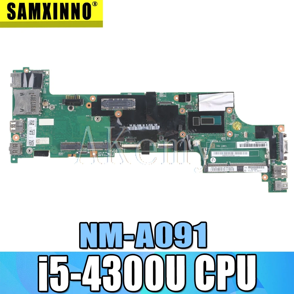 

For Lenovo ThinkPad X240 VIUX1 NM-A091 Notebook Motherboard CPU i5 4300U FRU 04X5176 04X5152 DDR3 100% Test Work