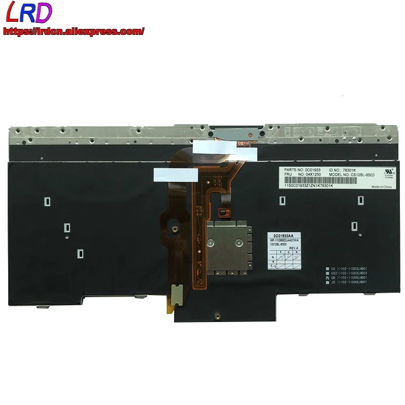 Новая клавиатура с испанской раскладкой для ноутбука Lenovo Thinkpad X230 X230i X230T T430 T430i T430S