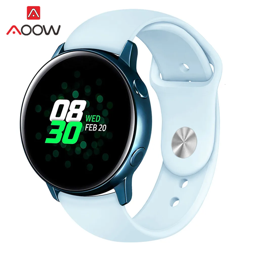 20 мм силиконовый ремешок для часов samsung Galaxy Watch Active 42 мм gear S2 спортивный сменный Браслет ремешок для SM-R500 SM-R810