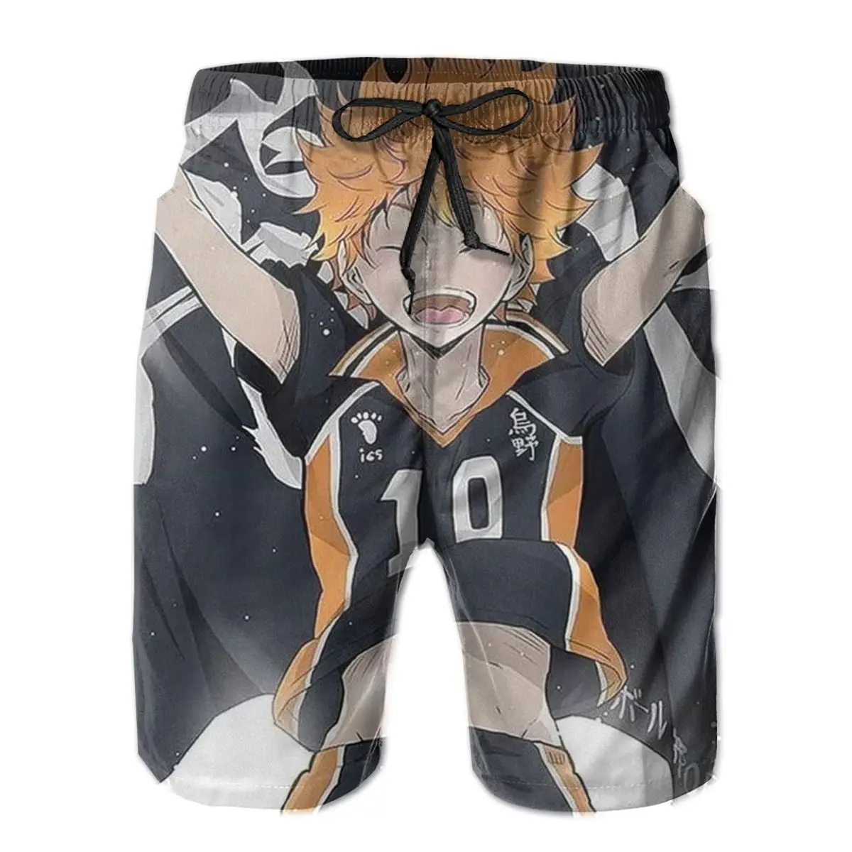 

Summer Haikyuu Board Shorts Men Quick Dry Swimming Trunks Swimwear hombre Vacation Surf Beach Short Pants Casual Male