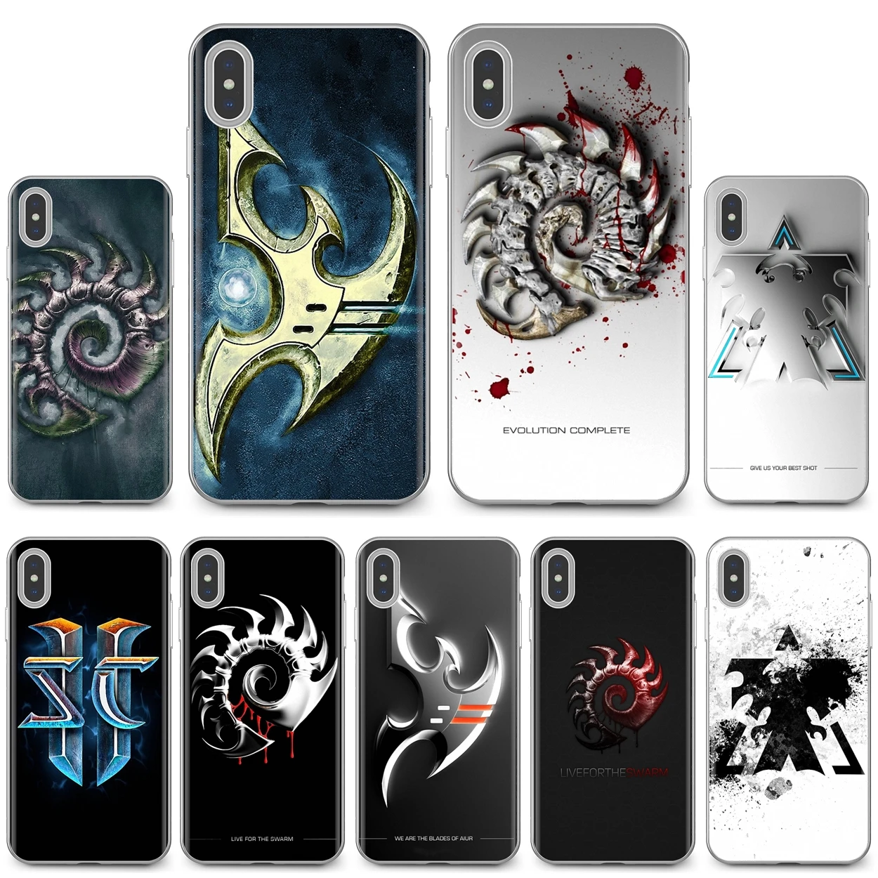 Силиконовый чехол для Xiaomi Mi5 Mi5S Mi6 Mi3 Mi4 Mi4C Redmi Note 2 3S 5 5A 6 6A Pro StarCraft логотип игры Blizzard