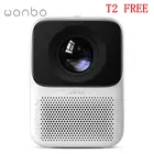 Портативный мини-проектор для домашнего кинотеатра, с вертикальной коррекцией, 1080 ANSI-люмен