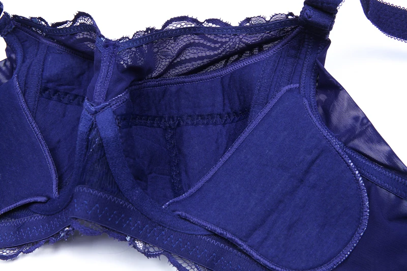 

Women Daily Bra Full Coverage Underwired Padded Plus Size Floral Lace Bra 34E 36E 38E 40E 42E 44E 46 48 E F Push Up Bra