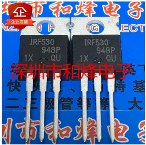 

Free Shipping 100pcs IRF530 TO-220 100V 14A