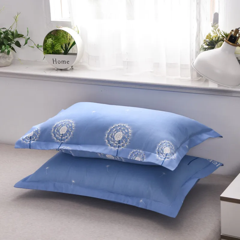 Nodic Leaf Printed 48 x 74cm Pillowcase Cartoon Cute Pillow Covers Polyester Pastoral Style 2pcs Soft Case (No Filler) | Дом и сад