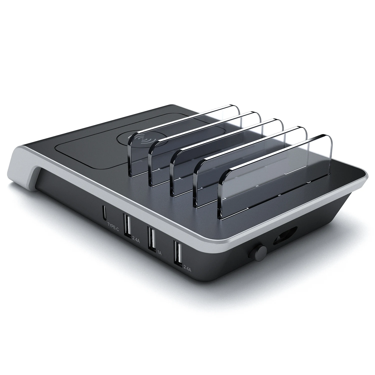

Wireless charger station 4 port wireless charger docking station charger wireless for iPhone for Samsung tablet pc mobile phone