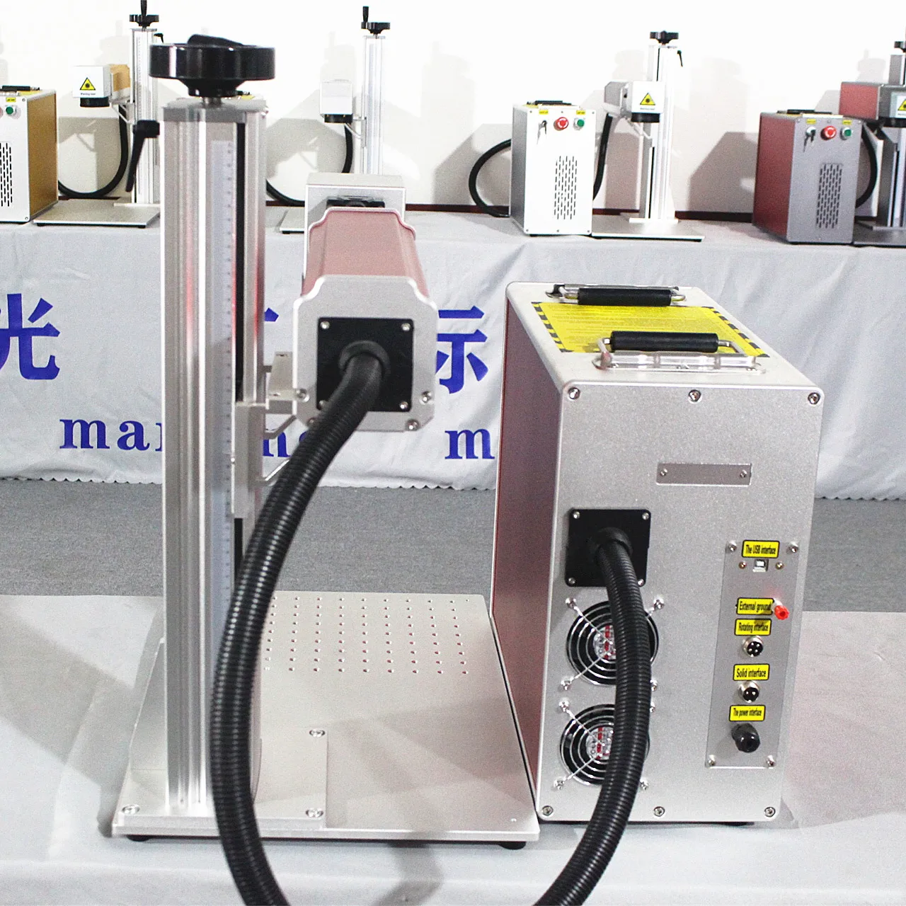 2020 new 30W fiber laser marking machine Rex metal engraving Russian local delivery price is reasonable | Инструменты
