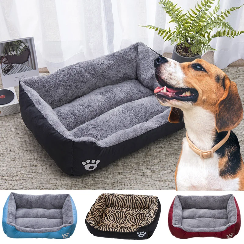 

Dog Bed Pets House for Puppy Small Medium Large XXL Supplies Kennel Mat Nesk Sleeping Plush Washable Cat cushion Products indoor