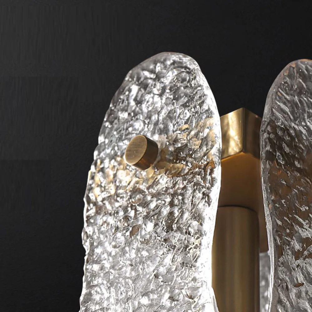 

Art design bedside glass wall lights modern gold wandlamp AC110 220V hotel corridor lighting