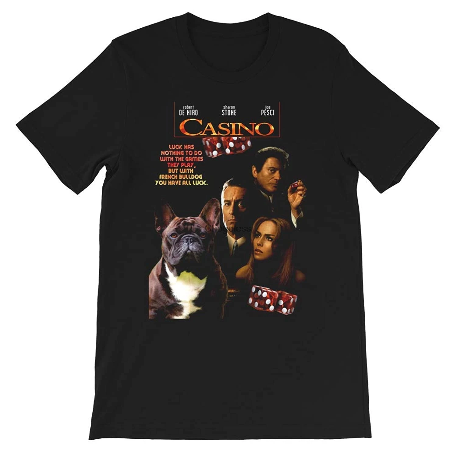 Французский бульдог казино художественный фильм плакат Собака Любовник Сандра