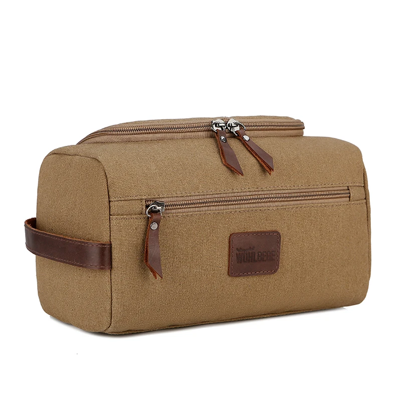 Leisure Travel Bags with Large Capacity Canvas Travel Bags Carry-on Suitcase Canvas Cosmetic Bag Business Women  Makeup Case