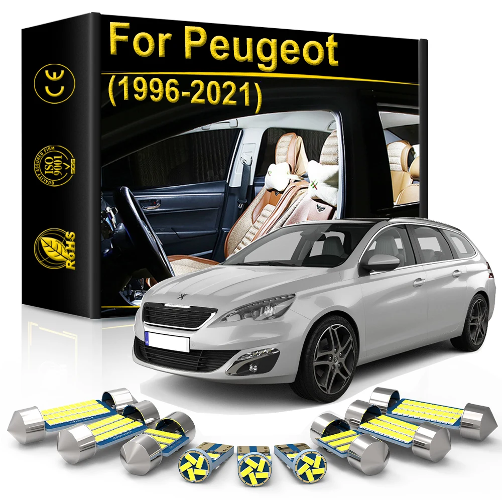 

Interior LED Light For Peugeot 308 208 307 207 206 106 107 108 1007 301 306 406 407 408 508 607 SW CC RCZ Accessories Canbus