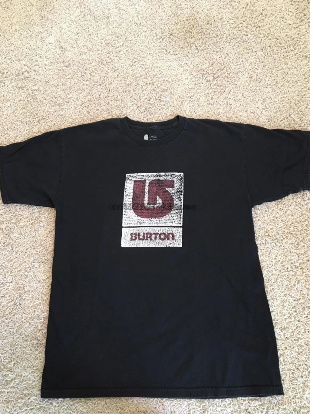 Футболка Burton Snowboards Sz Large | Мужская одежда