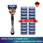 Безопасная бритва Gillette Fusion 5 Proglide, прямая Бритва для мужчин, бритвенный станок с лезвиями, кассеты для бритья, бритва для бороды