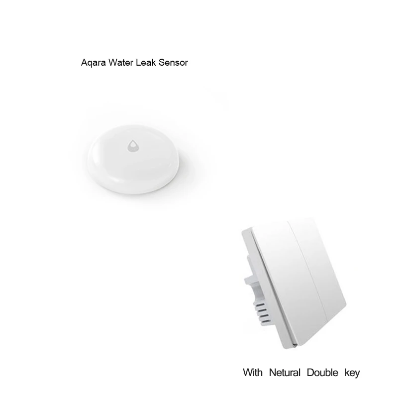 water switch doufire Умный дом Xiaomi Aqara умный светильник ZiGBee настенный выключатель розетка через смартфон приложение Xiaomi беспроводной пульт дистанционного управления - Color: water switch doufire