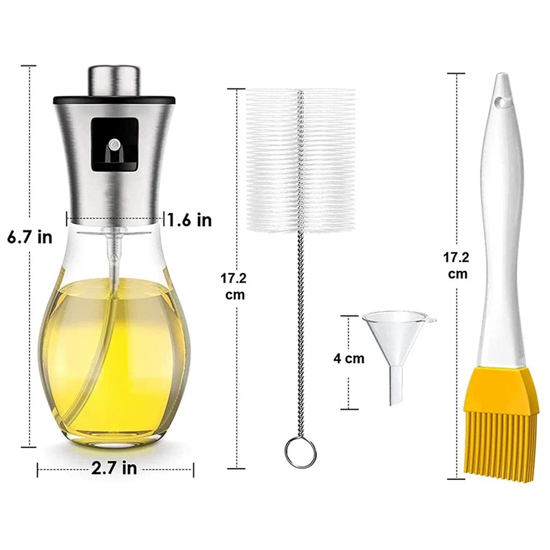 Распылитель оливкового масла для приготовления пищи распылитель многоразовый