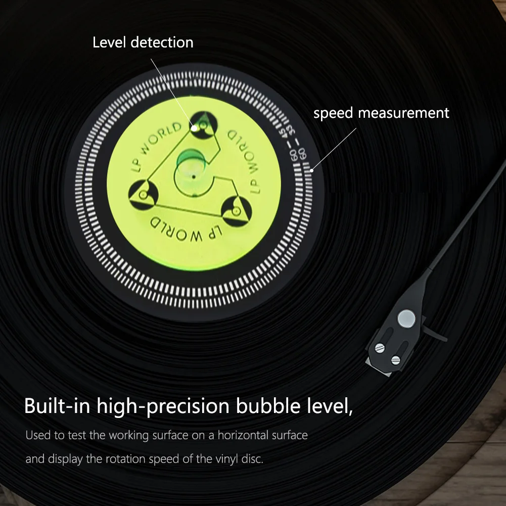 Универсальный стабилизатор виниловой пластины с уровнем зажим из алюминиевого