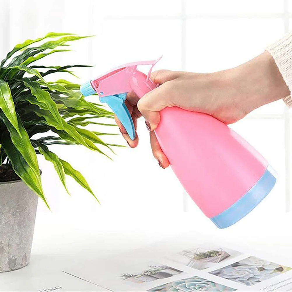 

2PCS 500ml Plastic Spray Bottle Adjustable Leakproof Fine Mist Nozzle Handheld Sprayer for Hair Garden Succulent Flower Cleaning