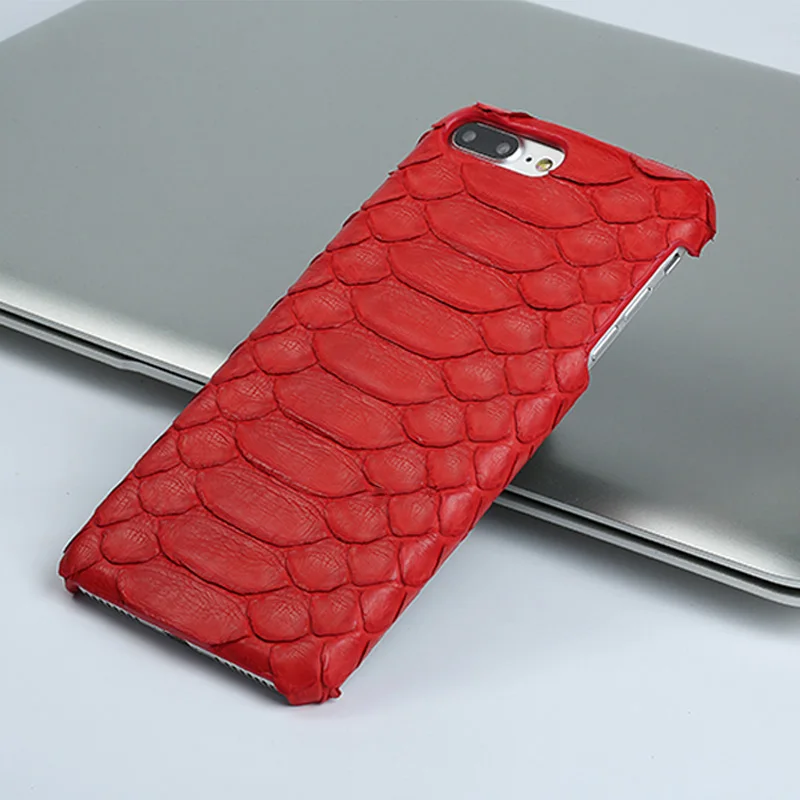 Чехол из натуральной кожи питона для iphone x xS XR 5 6 7 8 8plus роскошный мягкий сенсорный