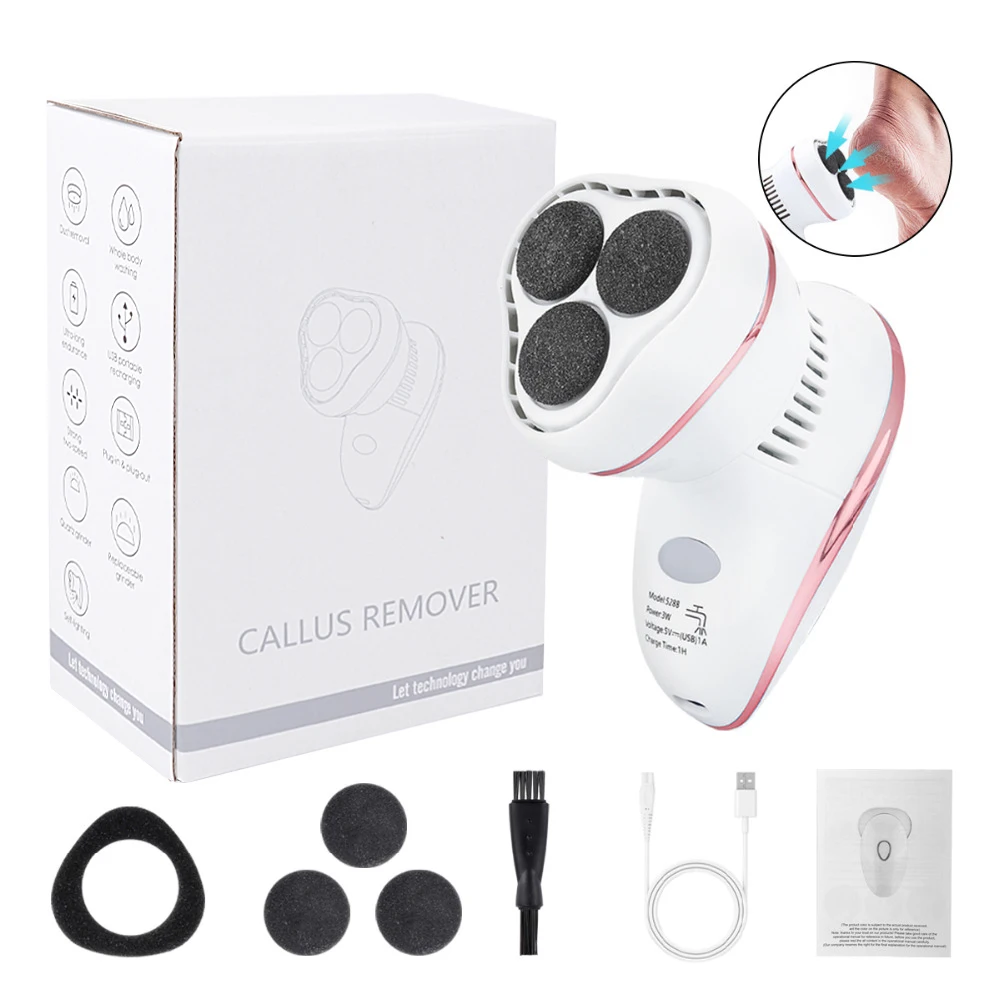 Electric Pedicure Foot Care Tool File Dead Skin Callus Remover Peel Remova Grinder Heel Grinding USB Charging | Красота и здоровье