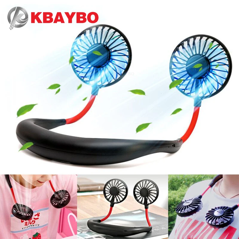 Маленький мини вентилятор с аккумулятором портативный красочным светом два