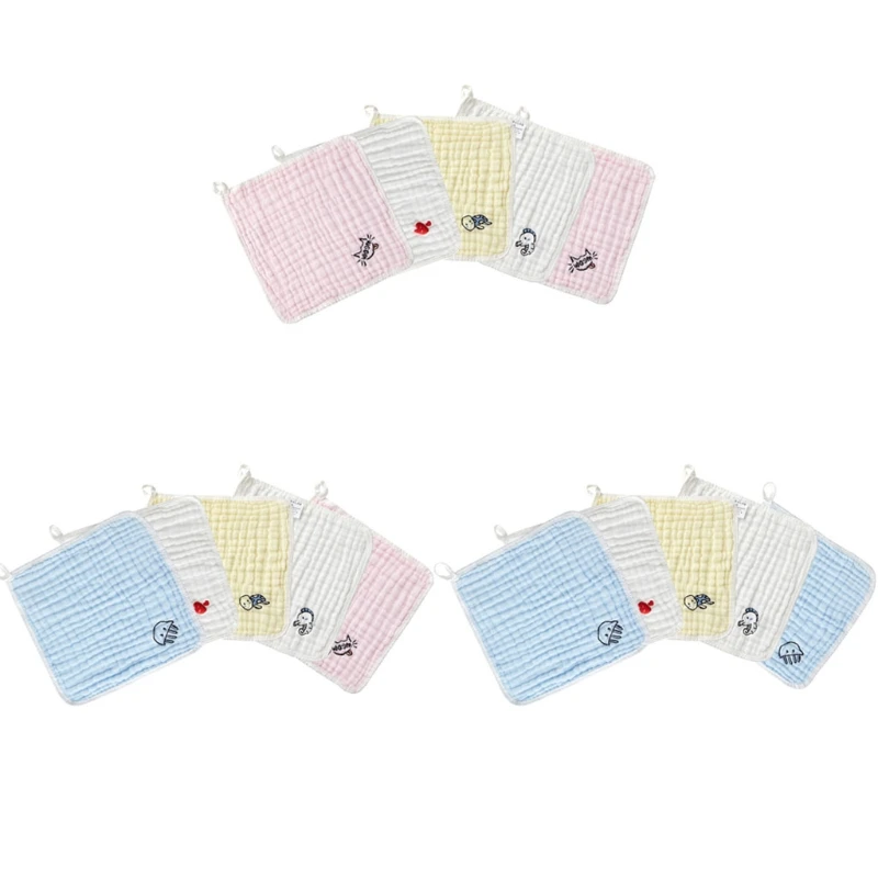 

Муслиновые нагрудники для младенцев, 5 шт.