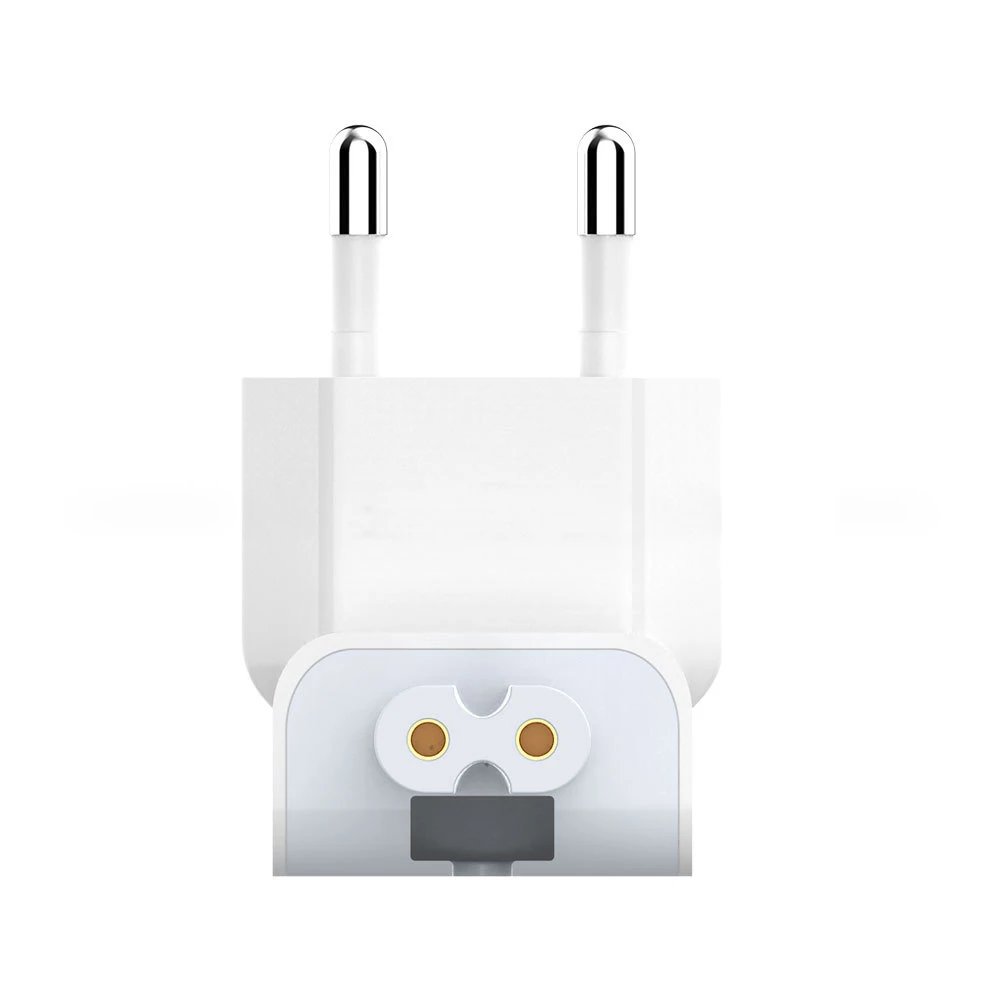 

Euro Plug AC Duck Head for iPad Air Pro MacBook charger Suit for MagSafe 2 Wall Charge Power Adapter EU European Pin Plug