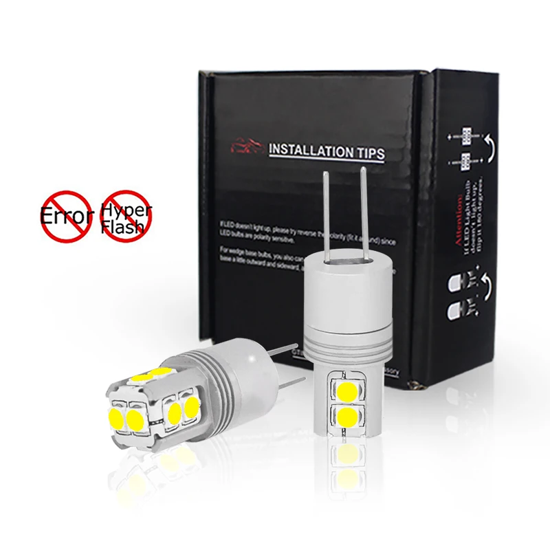 Gtinthebox Высокая мощность без ошибок Hp24w G4 10-SMD светодиодный DRL лампы для peugeot 3008 5008 Citroen C5 аксессуары дневные ходовые огни