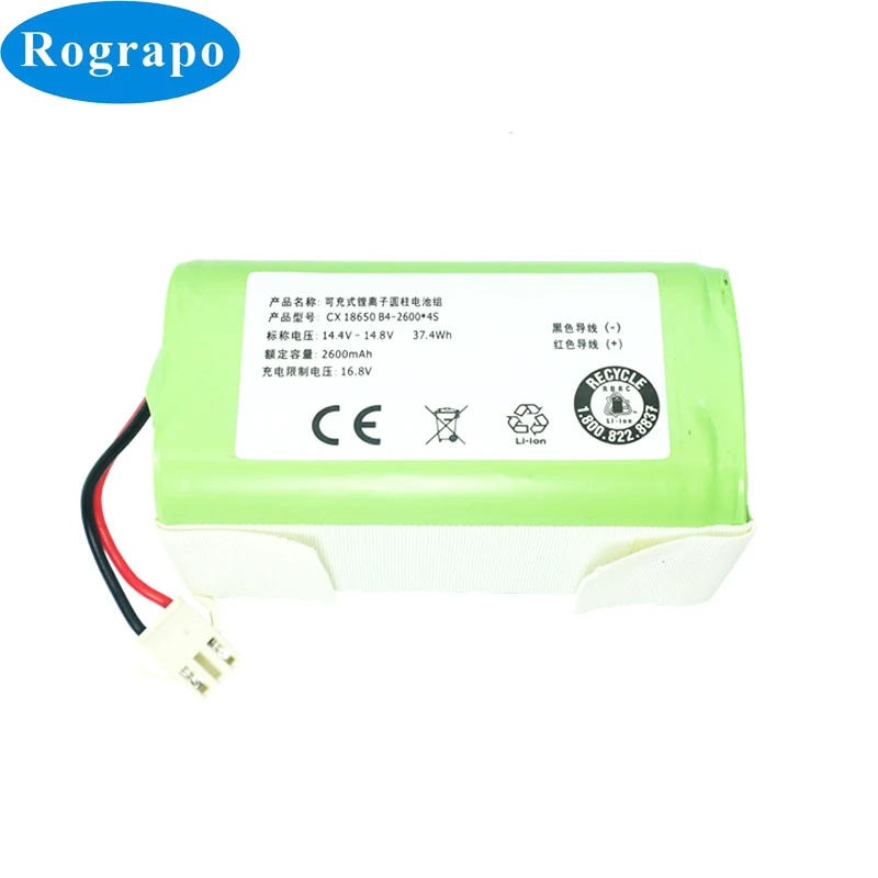 

New 14.4V 3400mAh/2800mAh Li-ion Battery Pack For GUTREND SENSE 410 FUSION 150 For Genio Deluxe 480 Robot Vacuum Cleaner